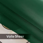 SpaceDresser Waterproof Outdoor Sheer Curtains - Image 9