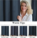 H.VERSAILTEX Primitive Linen Blackout Curtains - Image 5