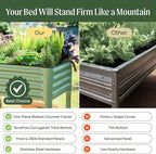 Rolling Elevated Raised Garden Bed-V Series, 1000 Lbs Weight Capacity, Outdoor - Image 5