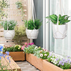 YIBOT 3 Pack Macrame Plant Hanger Indoor Hanging Planter - Image 3