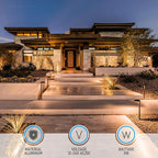 LEONLITE 12 Pack 5CCT Low Voltage Landscape Lights, 5W Anti-Glare LED Pathway - Image 4