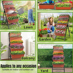 Homdox 3.74FT Vertical Garden Bed, 5 Tiers Raised Garden Planter, 23 * 26 * - Image 6