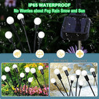 Kohlrabi Solar St Patricks Day Lights Outdoor, 10 Pack 80 LED Green Firefly - Image 4