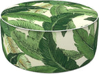 LVTXIII Outdoor/Indoor Round Inflatable Ottoman, All Weather Patio Footstool by LVTXIII