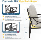 RoyalCraft Patio 3 Seats Sofa, All-Weather Outdoor Couch, Patio Furniture Sofa - Image 3