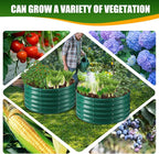17" Tall Elevated Round Metal Rised Garden Bed- 2.7'x2.7' in Size and 0.8MM - Image 6
