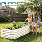 Quictent Galvanized Raised Garden Bed Kit Tall, - Image 2
