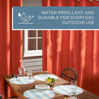 TOWN & COUNTRY BASICS Cabana Solid Heavyweight Indoor Outdoor Curtains - Image 7