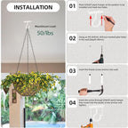 Plant Hooks for Hanging Plant Bracket 6inch Metal Plant Hanger Decorative - Image 7