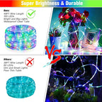 49Ft LED Rope Lights for Outside, 18 Colors Changing Outdoor Fairy String Lights - Image 5