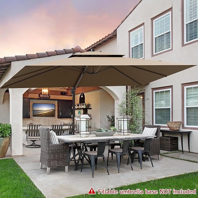 9x12FT Cantilever Patio Umbrella - Image 2