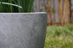Kante 14 Inch Dia Round Concrete Planter, Indoor Outdoor Large Plant Pot - Image 24