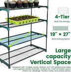 Worth Garden 4 Tier Mini Greenhouse - Image 5