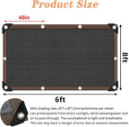 QLOFEI Shade Cloth for Garden, 90% Sunblock Shade Neting Cover - Image 2