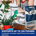 Aimerla Foldable Garden Kneeler Seat Heavy Duty Garden Stool - Image 6
