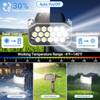WdtPro Solar Spot Lights Outdoor Waterproof, Bright Solar Lights Outdoor - Image 5