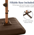 Best Choice Products 10ft Square Cantilever Patio Umbrella w/Base Included - Image 4
