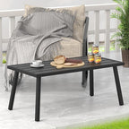C-Hopetree Small Metal Outdoor Coffee Side Table - Image 2
