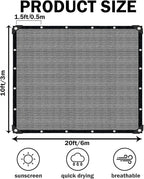 Grey Sun Shade Cloth, Pergola Shade Cover - Image 2