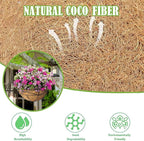 16x100 Inch Coconut Liner Roll for Planters Flower Basket Natural Coco Fiber - Image 3