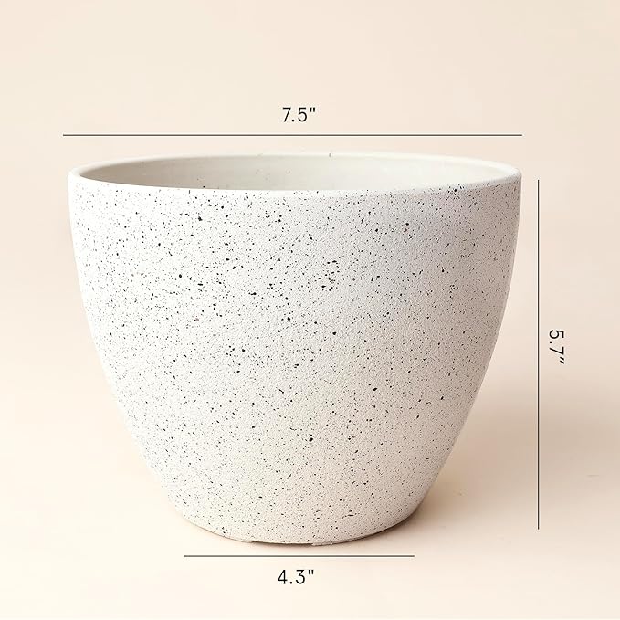 LA JOLIE MUSE Flower Pots Outdoor Garden Planters, Indoor Plant Pots - Image 6