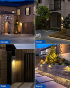 Peasur Solar Lights Outdoor Waterproof 16 Pack, Warm White 140LED Motion Sensor - Image 7