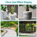 30 lbs White Rocks for Landscaping, 1-2 inch Decorative Rocks for Plants Indoor - Image 6