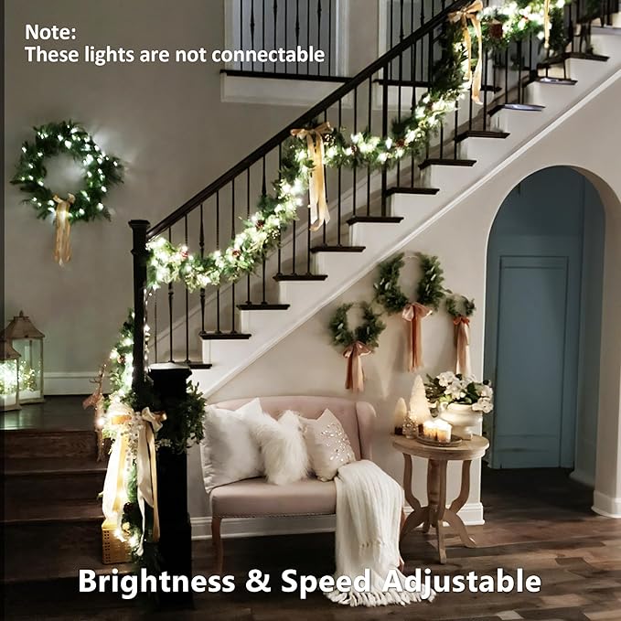 Brizled RGB Christmas Lights, 164ft 500 LED Color Changing String Lights - Image 5