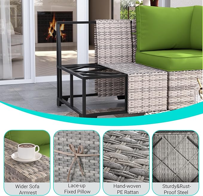 11-Piece Outdoor Patio Furniture Set - Image 5