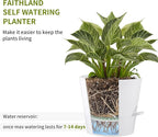 FaithLand 2-Pack 10 Inch Planter Pots - Image 3