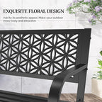 VINGLI 50" Outdoor Bench Metal - Image 5