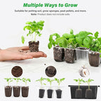 Bonviee 5-Pack Seed Starter Tray Seedling Kits, Plant Starter Kit - Image 5