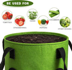 2 Pack Black and Green Upside Down Tomato & Herb Planter, Hanging Durable - Image 5