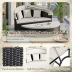 Devoko Patio Furniture Outdoor Round Daybed - Image 4
