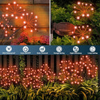 Solar Garden Lights 2 Pack Waterproof Swaying Starburst Light Solar Outdoor - Image 4