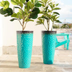 Glitzhome 31" H Oversized Tall Planter, Round Large Flower Pots - Image 4