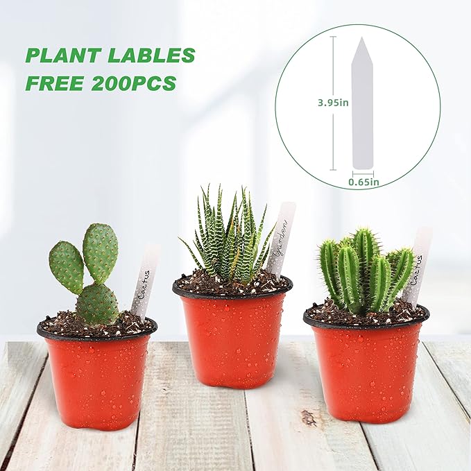 TDHDIKE 4" Small Plastic Plant Pots - Image 5