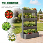 Wooden Vertical Raised Garden Bed, 4 Tier Garden Planters Raised Beds - Image 3