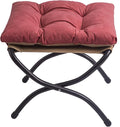 15" Foldable Foot Stool Ottoman by WELL-STRONG