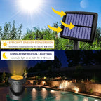 AVEKI Solar Pond Spotlights, 2 in 1 12 LED Solar Underwater Lights - Image 2