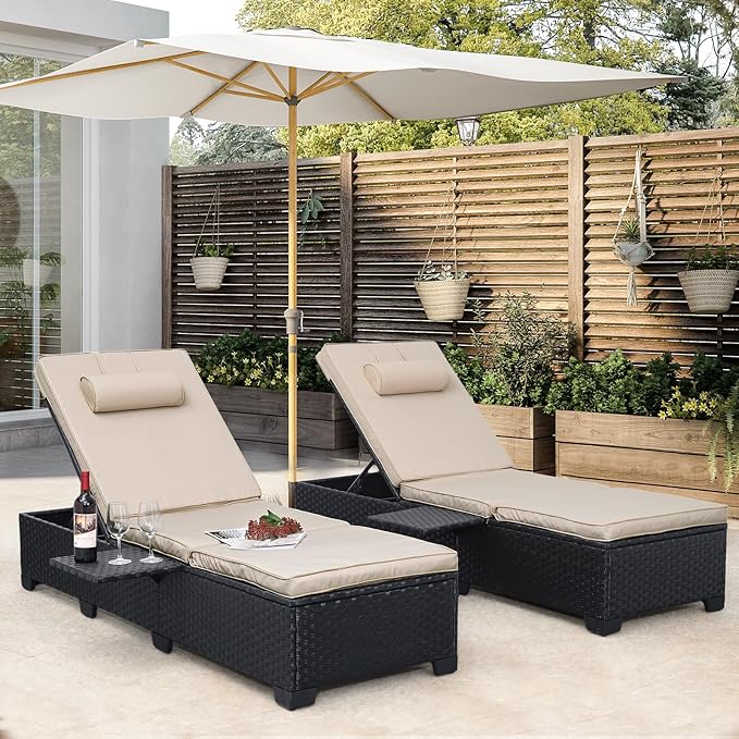 WAROOM Outdoor Chaise Lounge Chairs by WAROOM