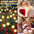 Solar Garden Lights Outdoor, 4 Pack Firefly Swaying Lights, Waterproof Garden - Image 5