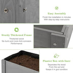 Raised Garden Bed with Legs, Outdoor Wood Elevated Planter Box, Thick Legs - Image 5