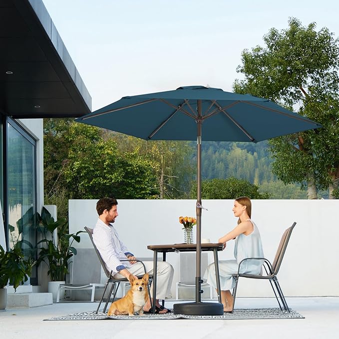 JEAREY 7.5FT Patio Umbrella Outdoor Market Umbrella - Image 6