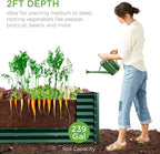 Best Choice Products 8x2x2ft Raised Outdoor Metal Garden Bed, Deep Root Box - Image 4