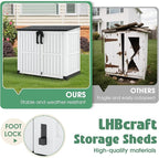 LHBcraft Outdoor Storage Cabinet 36 Cu Ft - Image 6