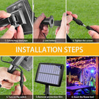 AVEKI Solar Pond Spotlights, 12 LED Solar Underwater Lights - Image 4