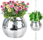 Disco Ball Planter, Disco Ball Plant Hanger by FGBNM