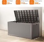 ROJIK Outdoor Storage Housing Deck Box - Image 5