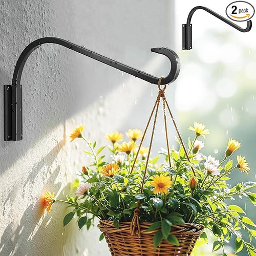 16 Inch 2 Pack Plant Hangers for Indoor/Outdoor Wall Mount by saffruff